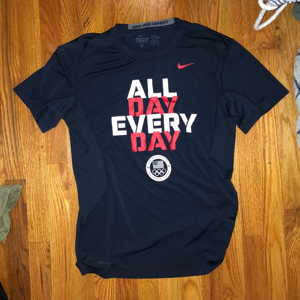 nike pro combat tshirt olympic edition